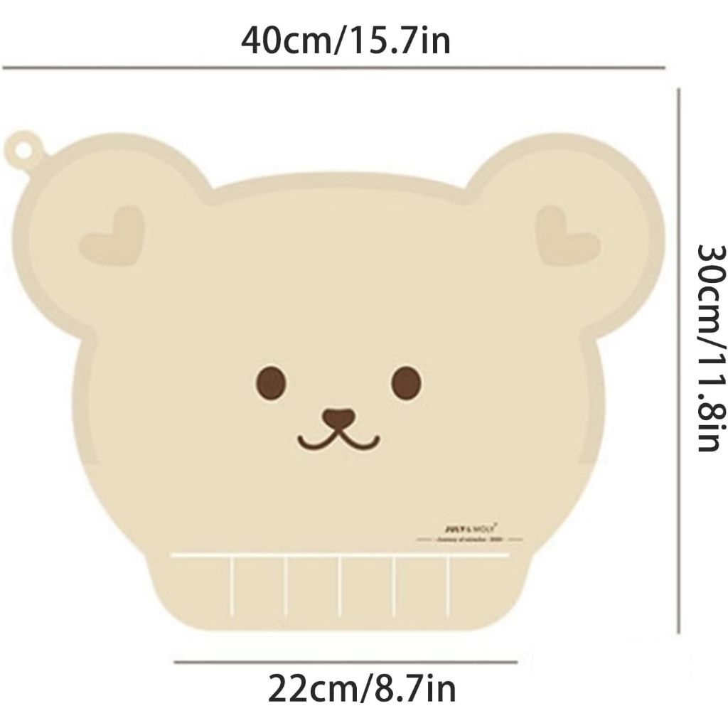 Korean Bear Baby Silicone Placemat