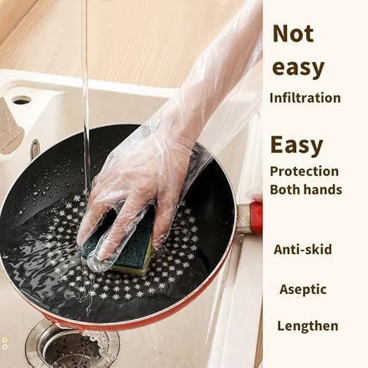Long Sleeve Disposable Gloves