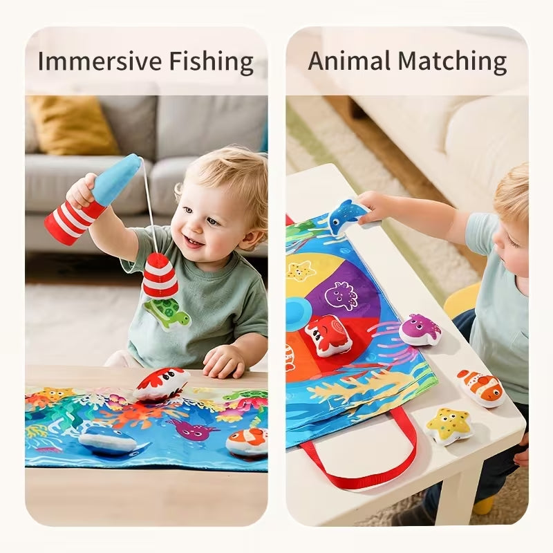 Catch & Count Baby Sensory Montessori Fishing Game Toy