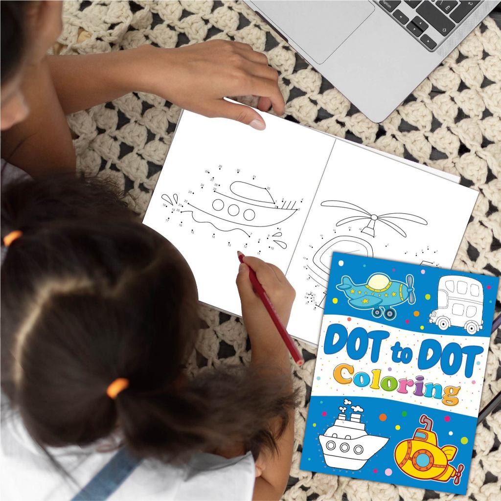 Dot To Dot Coloring Book