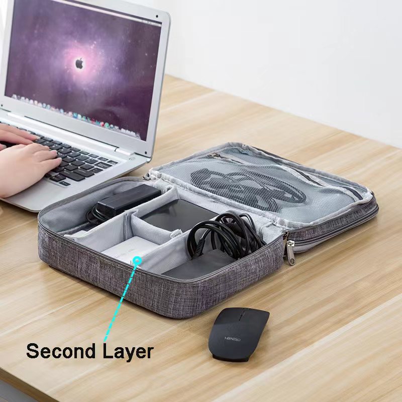 Travel Waterproof Cable Organizer Bag
