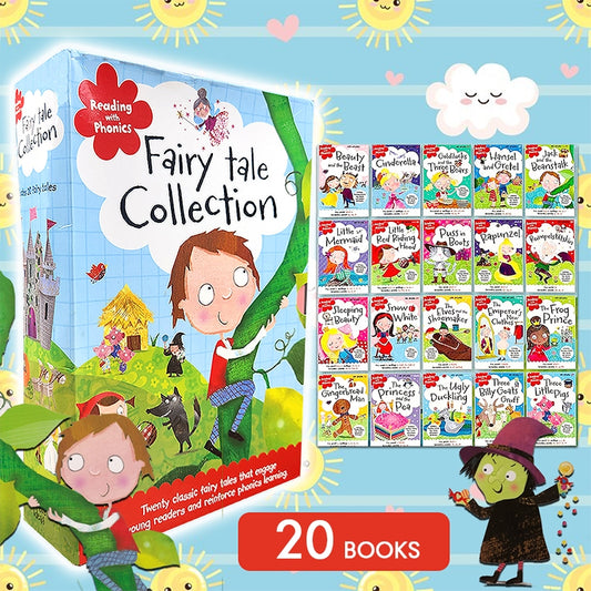 Reading with Phonics Fairy Tale Collection 20 Story Books Set