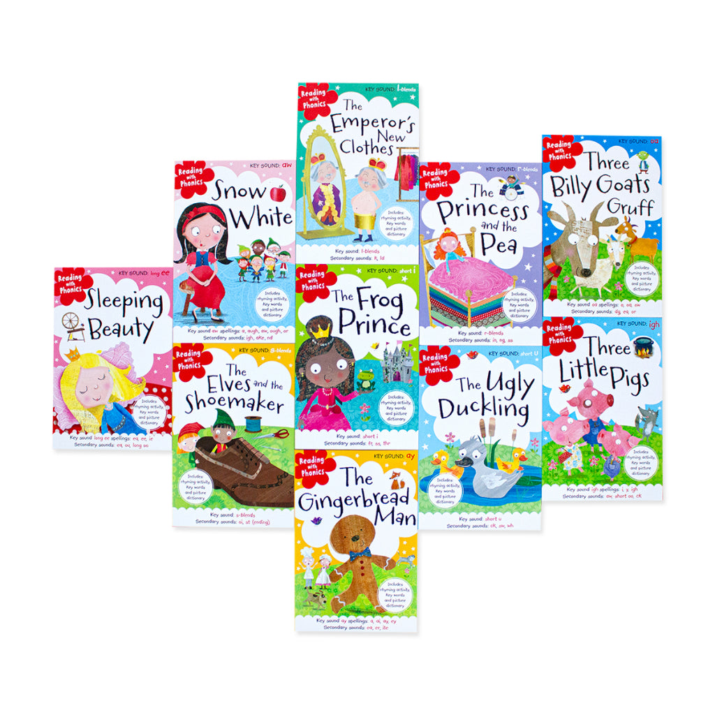 Reading with Phonics Fairy Tale Collection 20 Story Books Set