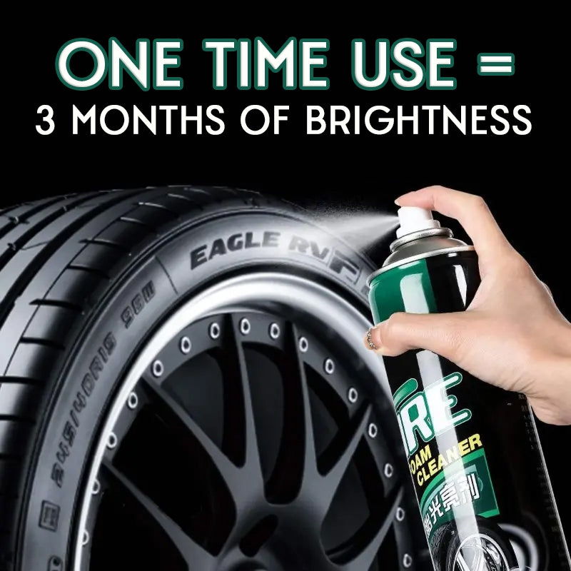 Tire Cleaner Foam Spray Car Motorcycle Tyre