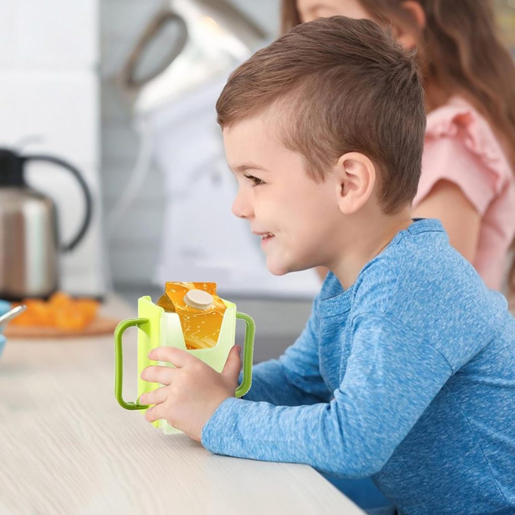 No Spill Milk Carton Juice Box Holder