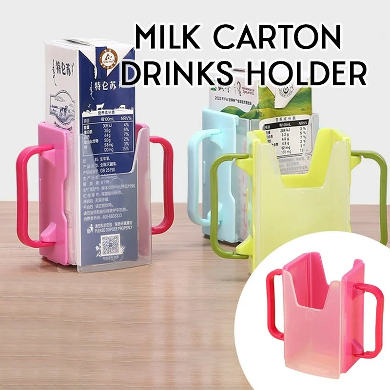 No Spill Milk Carton Juice Box Holder