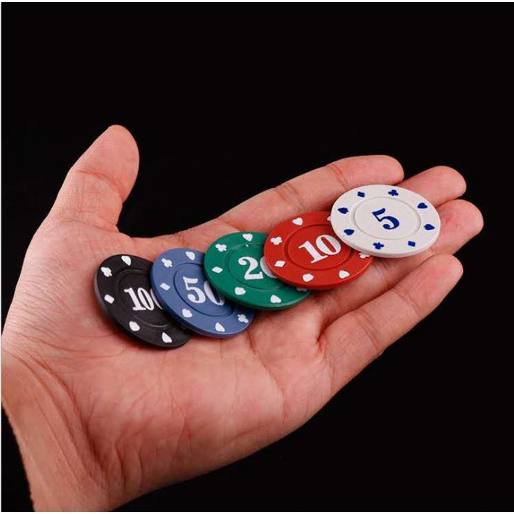 100pcs Casino Mahjong Poker Chips with Box