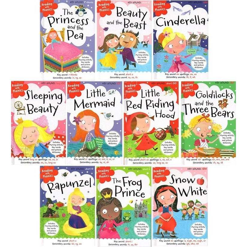 Reading with Phonics Fairy Tale Collection 20 Story Books Set