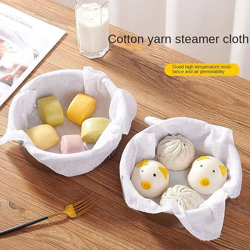Cotton Food Steamer Cloth Steam Buns Dumpling