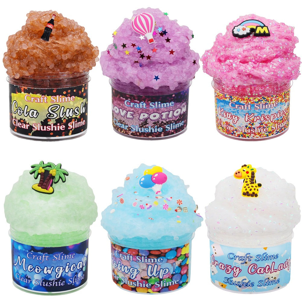 Slushie Ice Cream Crunchy Slime Children Stress Relief Toy
