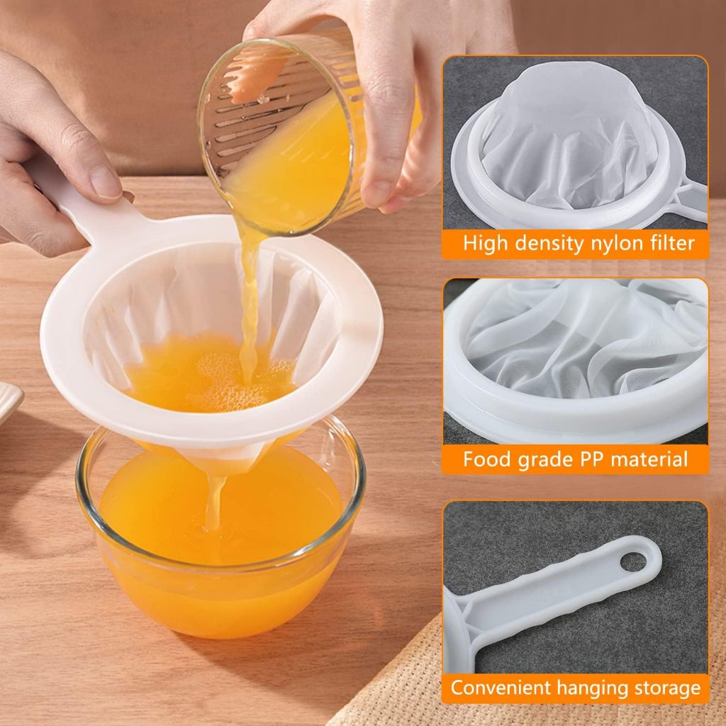 Nylon Mesh Fine Colander Sieve Strainer