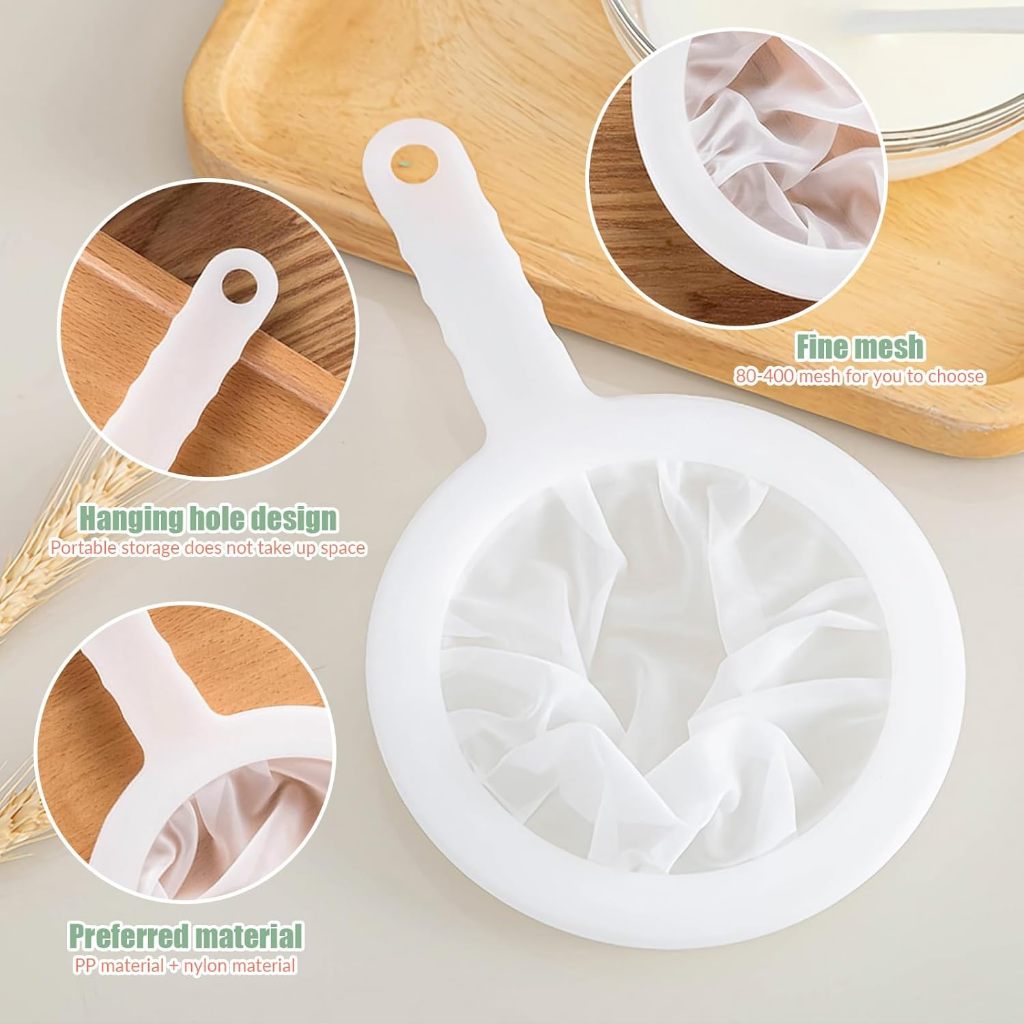 Nylon Mesh Fine Colander Sieve Strainer