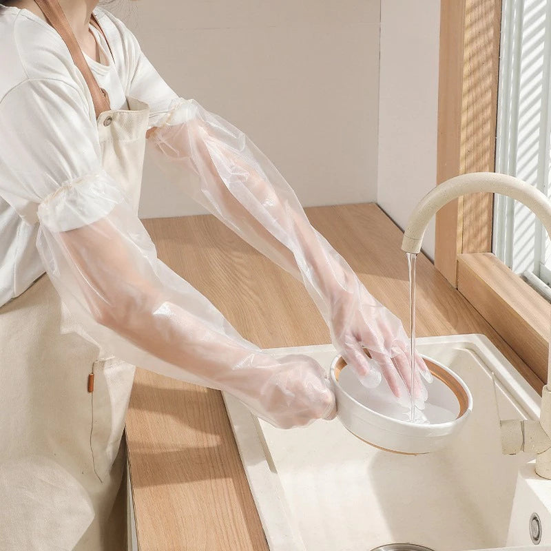 Long Sleeve Disposable Gloves