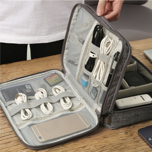 Travel Waterproof Cable Organizer Bag