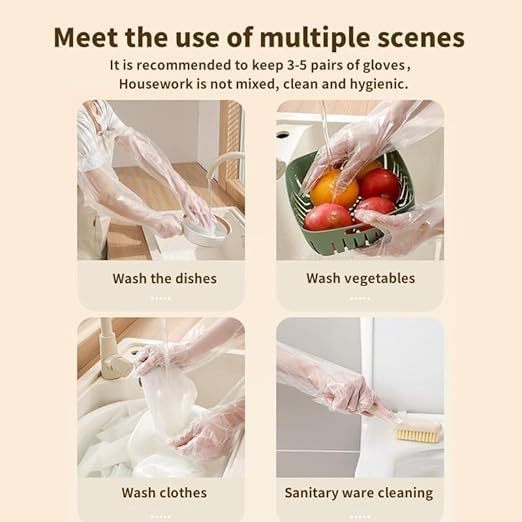 Long Sleeve Disposable Gloves