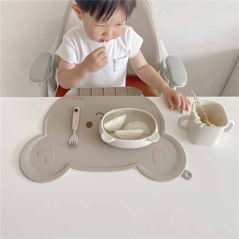 Korean Bear Baby Silicone Placemat