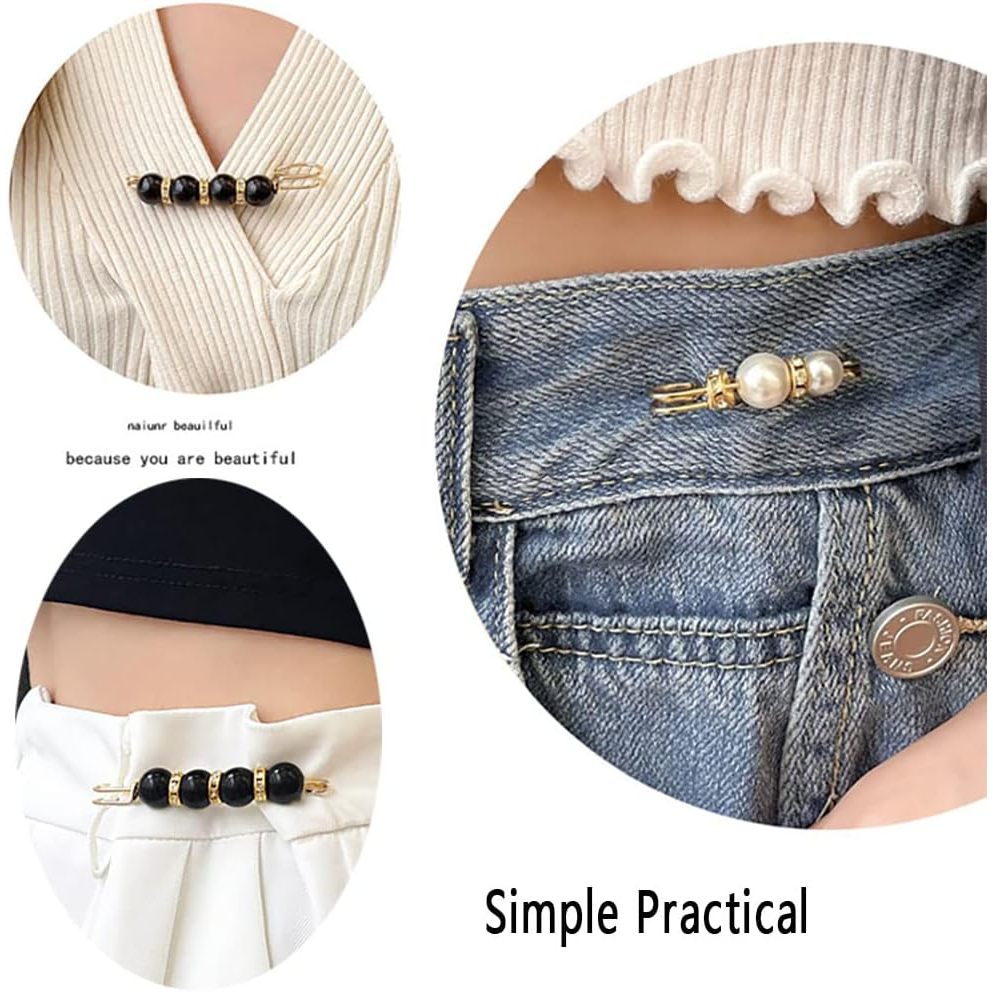 Adjustable Clips Tighten Loose Pants Clothes Safety Pin