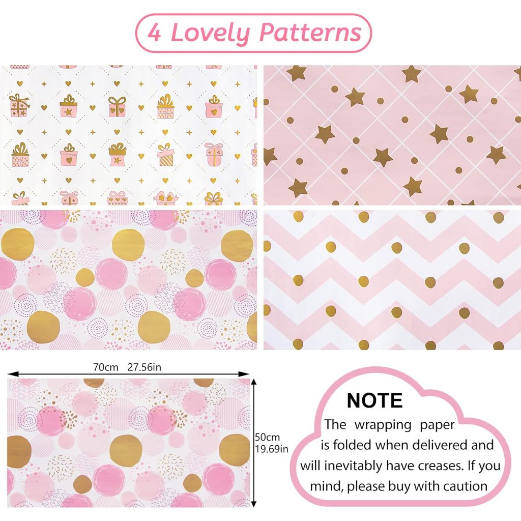 Quality Gifts Wrapper Children Birthday Kids Gift Wrapping Paper