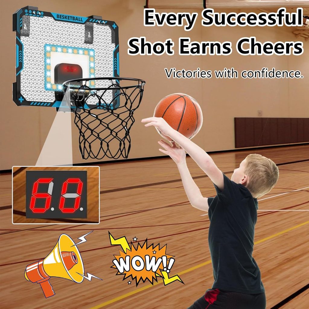 LED Basketball Board with Score Counter Light & Sound