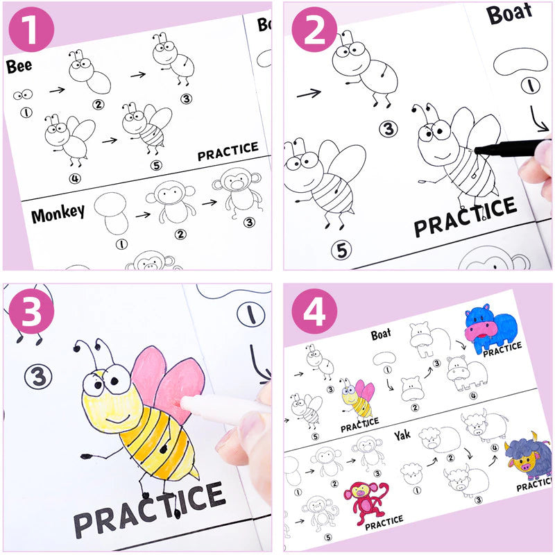 How to Draw Learn Step By Step Drawing Book