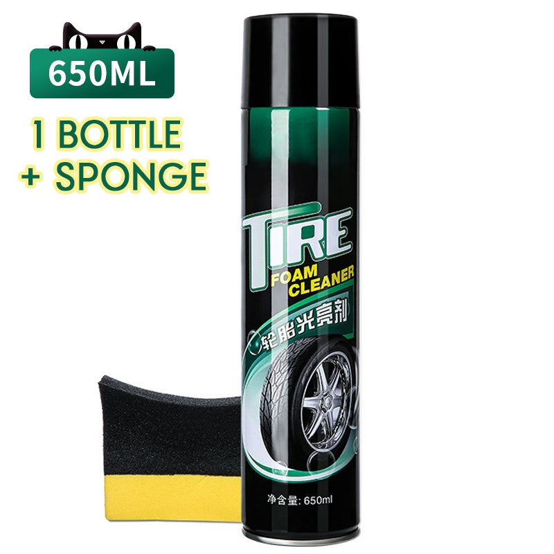 Tire Cleaner Foam Spray Car Motorcycle Tyre