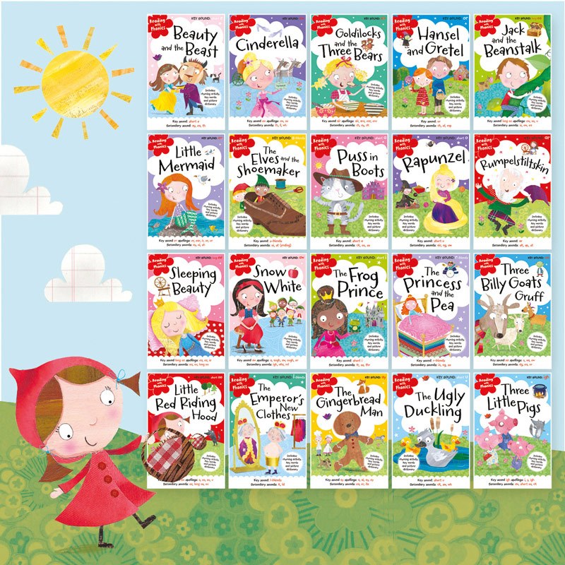 Reading with Phonics Fairy Tale Collection 20 Story Books Set