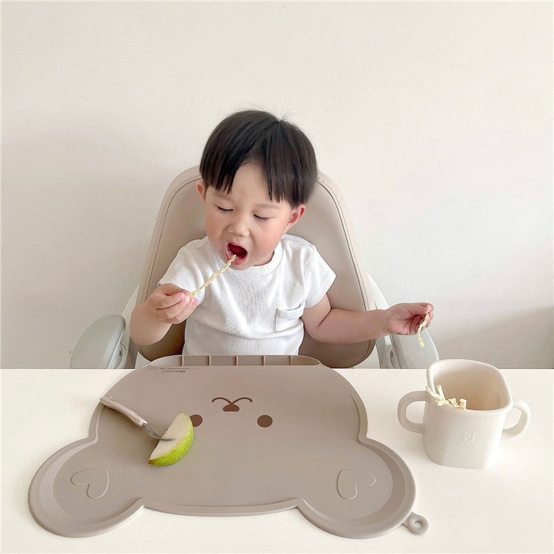Korean Bear Baby Silicone Placemat
