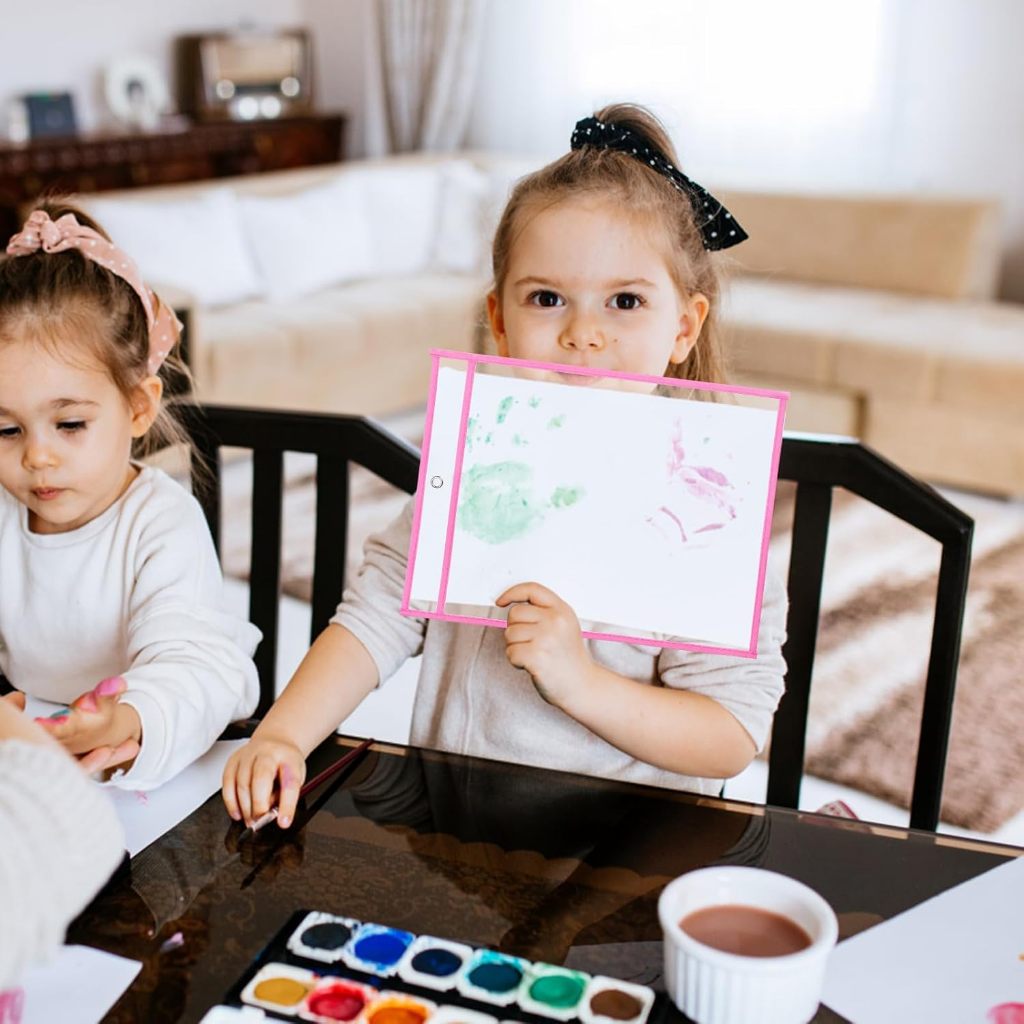 Clear PVC Reusable Dry Erase Pocket Sleeves