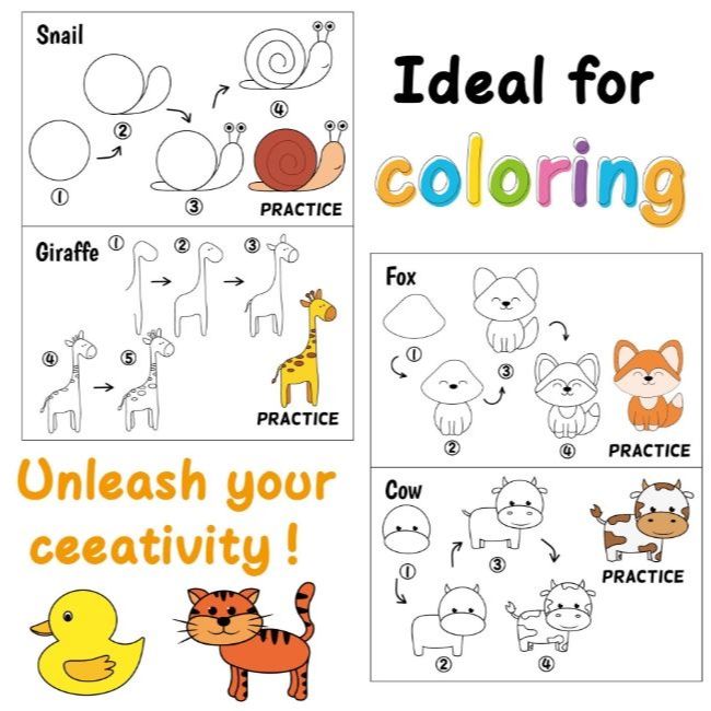 How to Draw Learn Step By Step Drawing Book