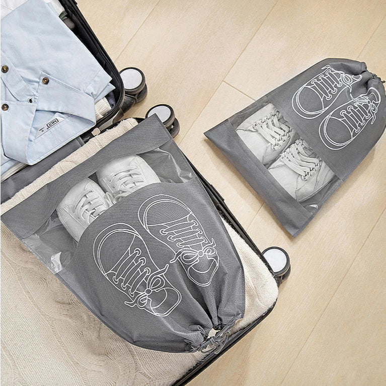Non-woven Portable Travel Shoe Bag