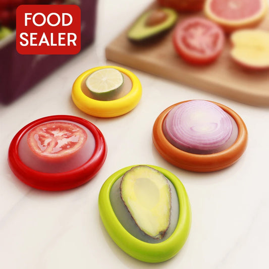 4pc Fresh Stretch Pod Fruit Vegetable Food Saver