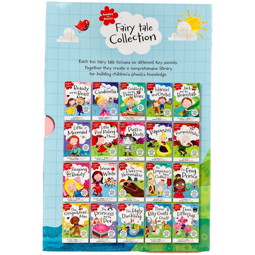Reading with Phonics Fairy Tale Collection 20 Story Books Set