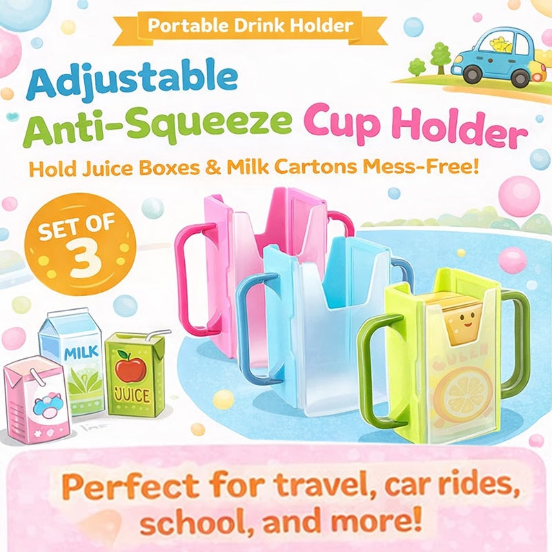No Spill Milk Carton Juice Box Holder