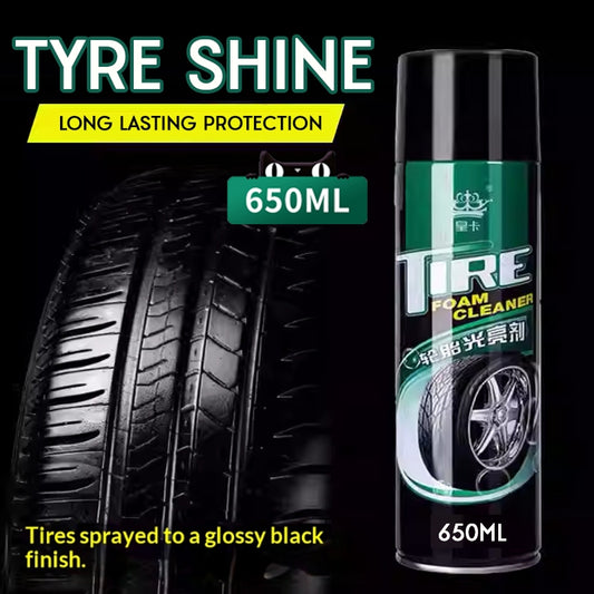 Tire Cleaner Foam Spray Car Motorcycle Tyre