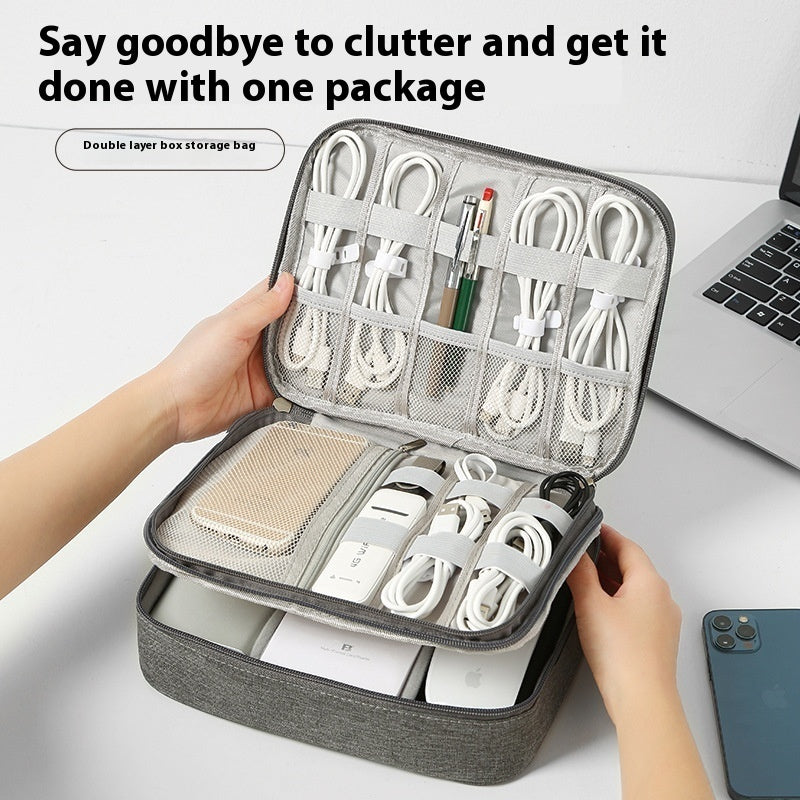 Travel Waterproof Cable Organizer Bag