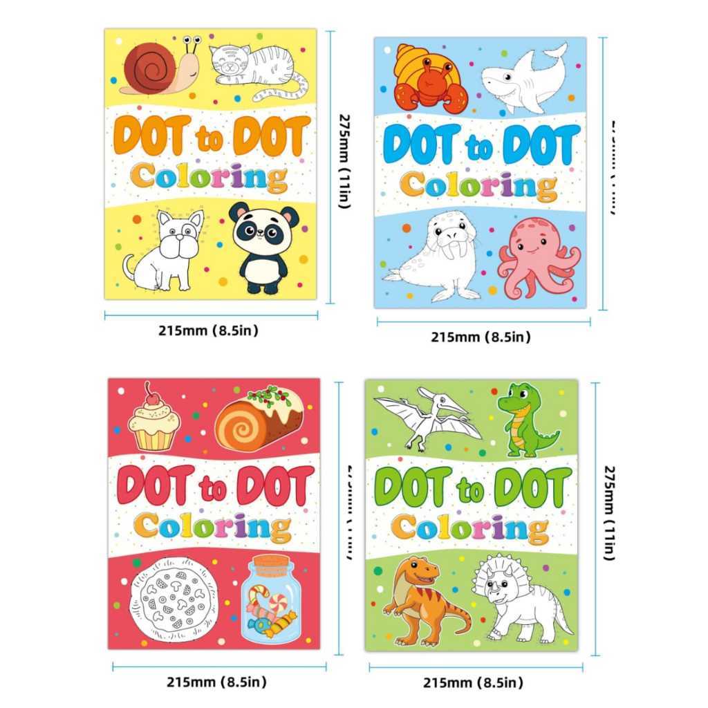Dot To Dot Coloring Book