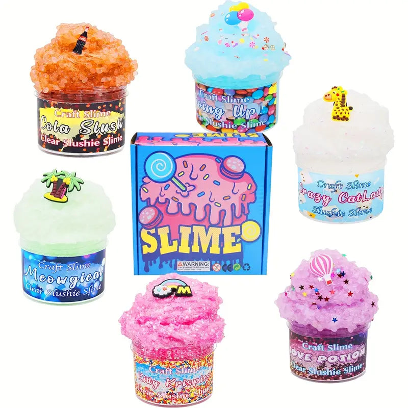 Slushie Ice Cream Crunchy Slime Children Stress Relief Toy