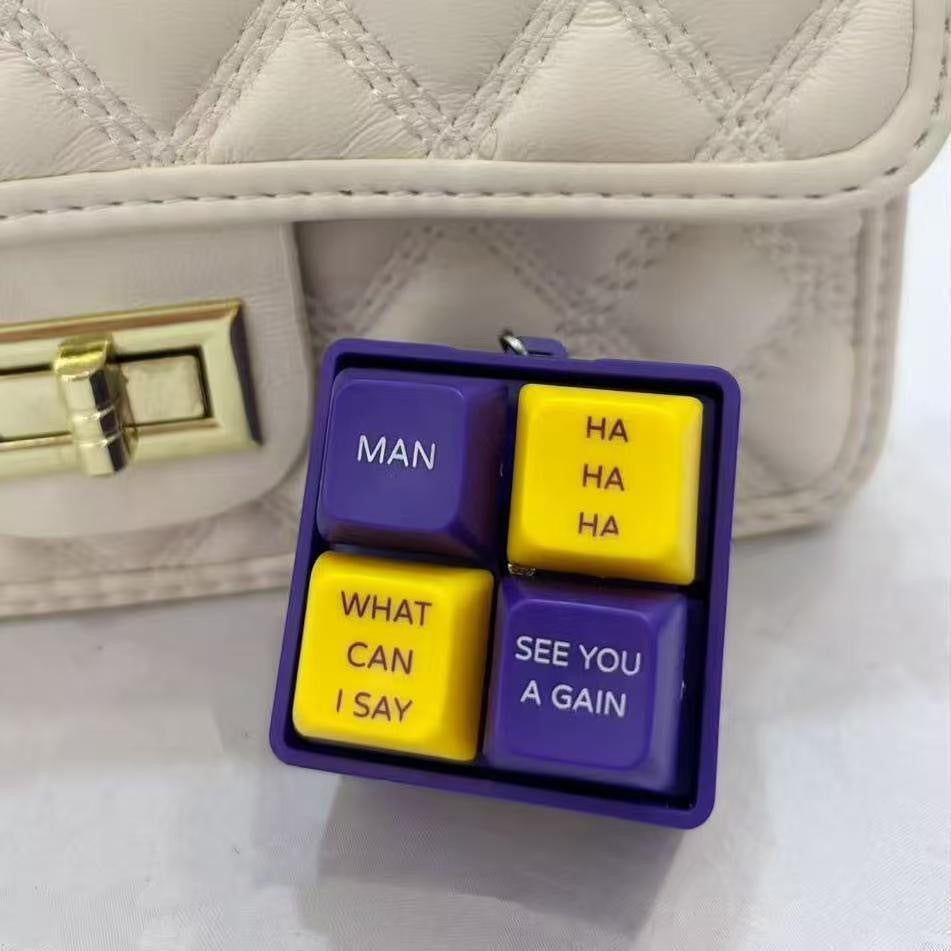 Man What can I say Clicker Keychain Kobe Button Stress Relief Toy