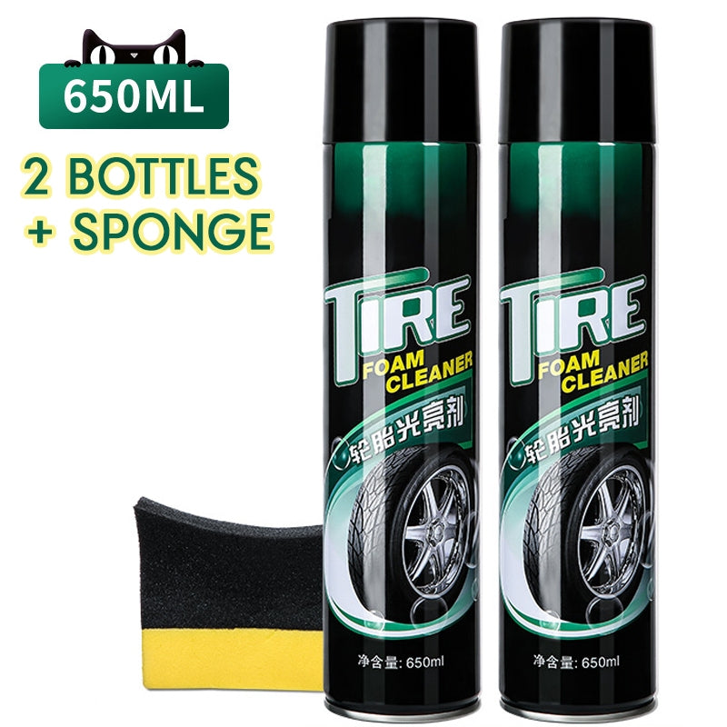 Tire Cleaner Foam Spray Car Motorcycle Tyre