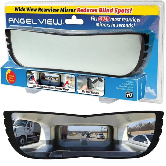 Wide Angle Rearview Mirror Reduce Blind Spots