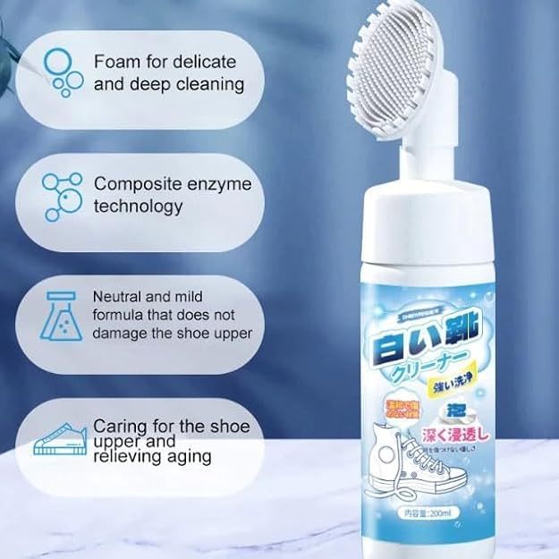 Japan White Shoe Foam Cleaner